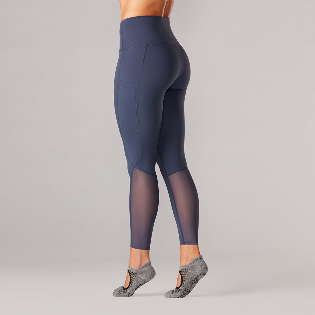 Tavi Noir Stash & Dash 7/8 High Waist Yoga Tights - Women's Workout Leggings for Running, Gym & Lounge - Moisture Wicking & Stretchy Activewear