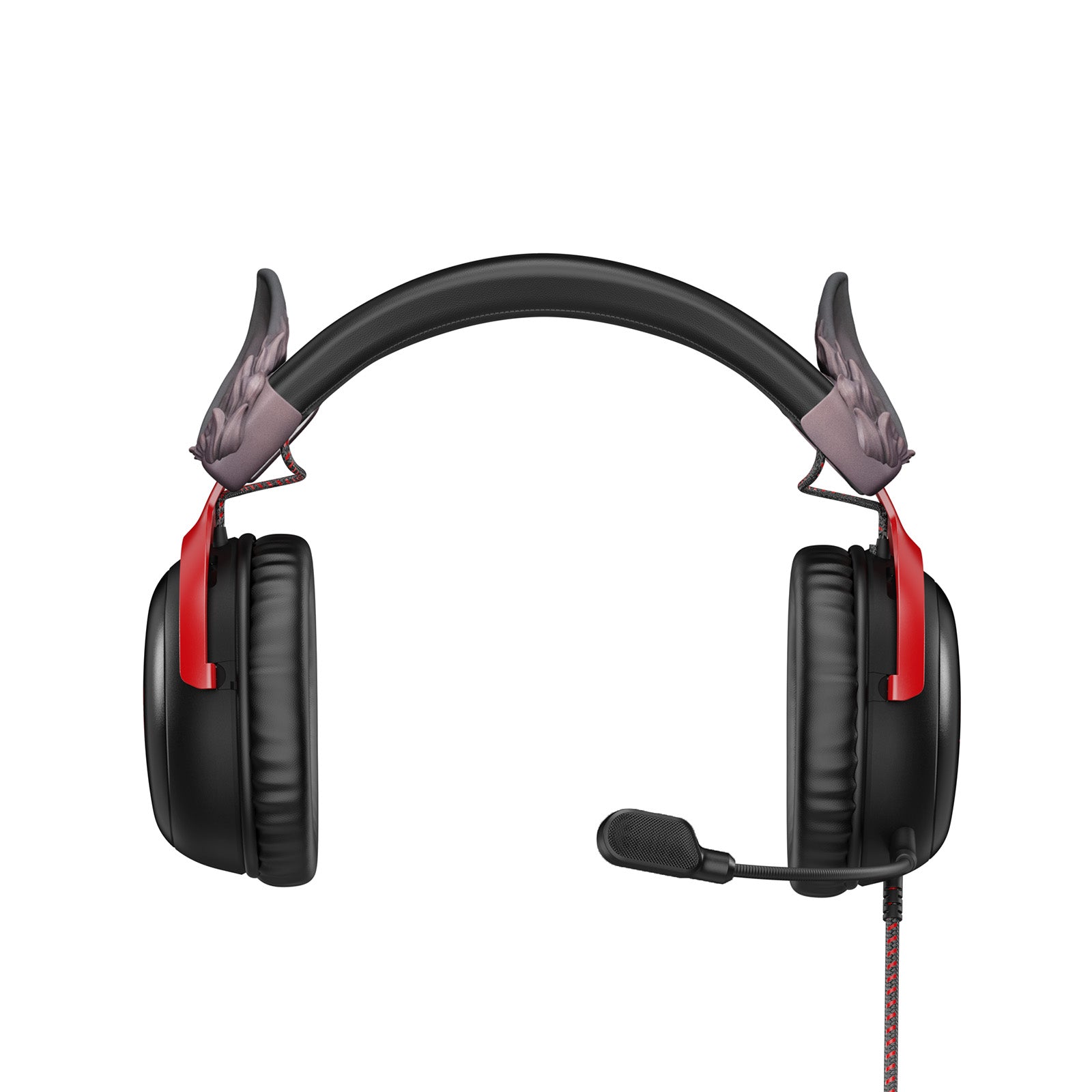 HX3D Werewolf Ears Headset Accessory - Cosplay Costume Prop for Halloween, Gaming, VR & Anime Conventions