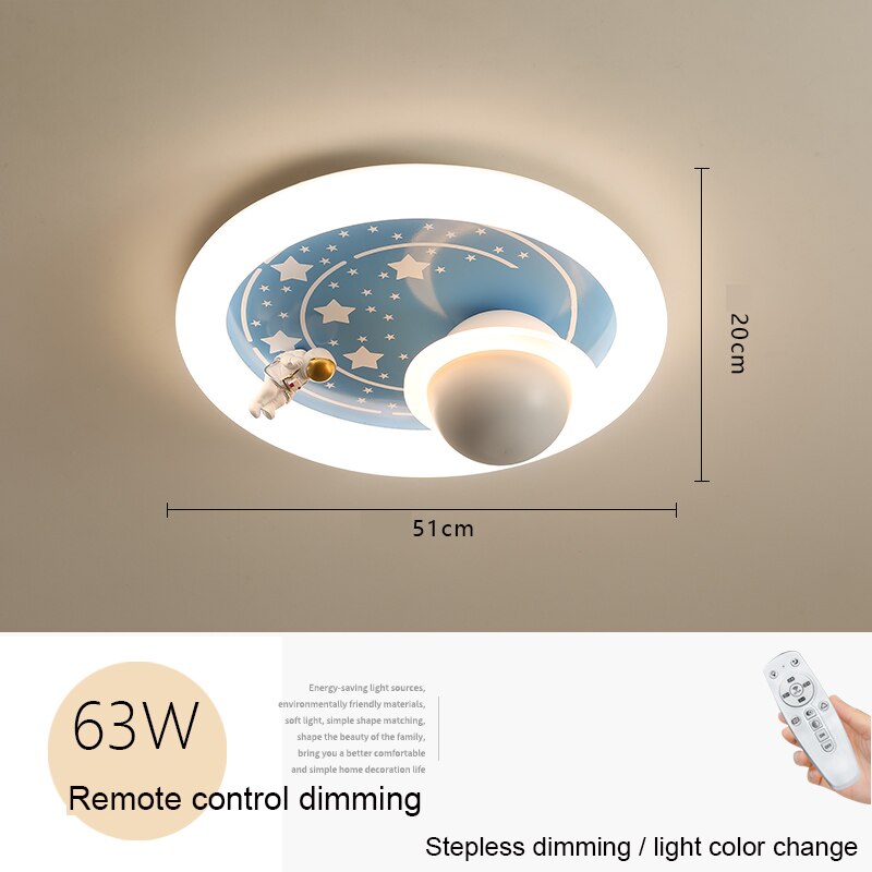Astronaut Ceiling Light - LED Space-Themed Night Light for Kids Room & Nursery Decor | Perfect for Bedroom, Playroom & Gift Ideas