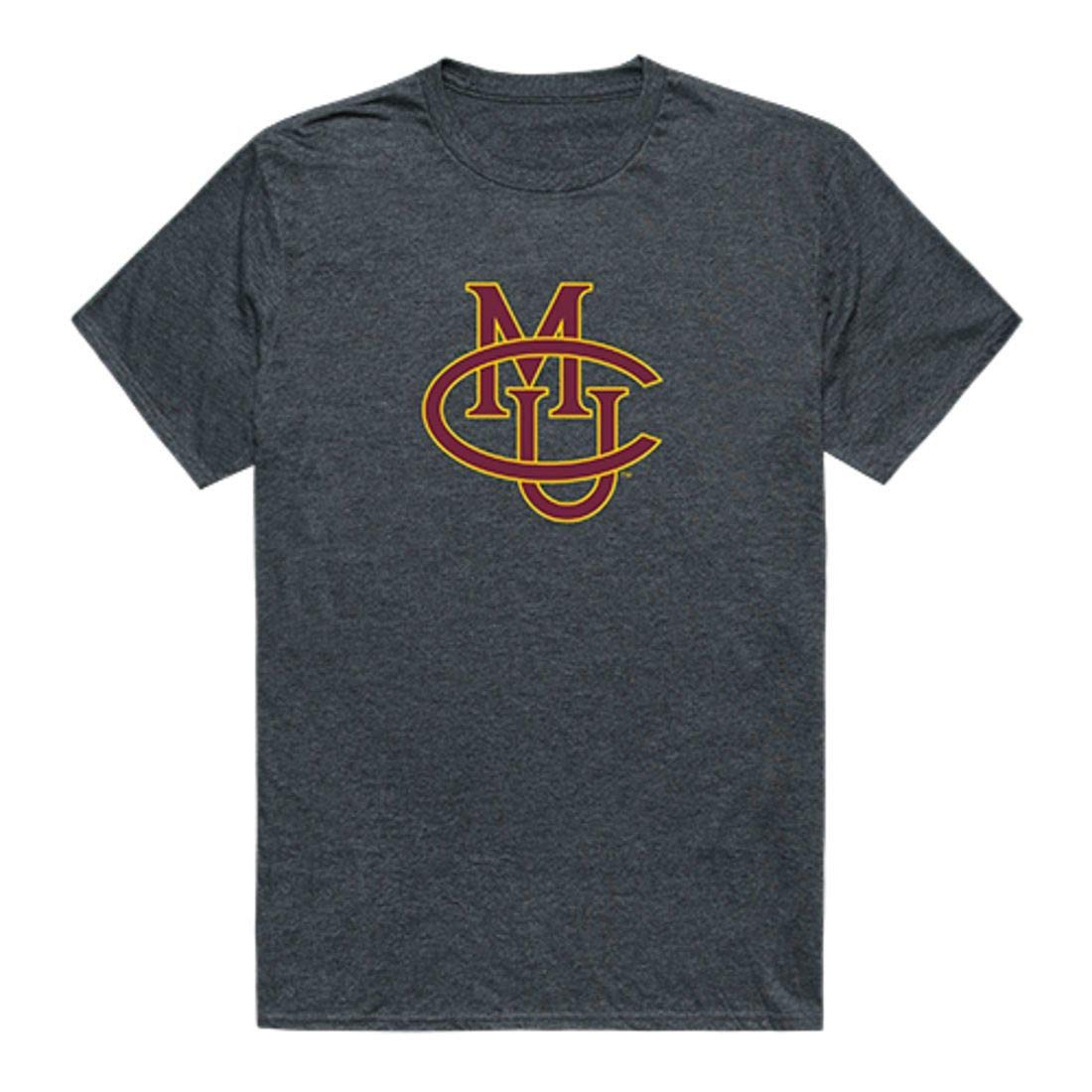 CMU Colorado Mesa University Maverick Cinder Tee - Heather Charcoal Small - Soft Cotton T-Shirt for Men & Women - Perfect for School Spirit, Campus Wear & Casual Outfits