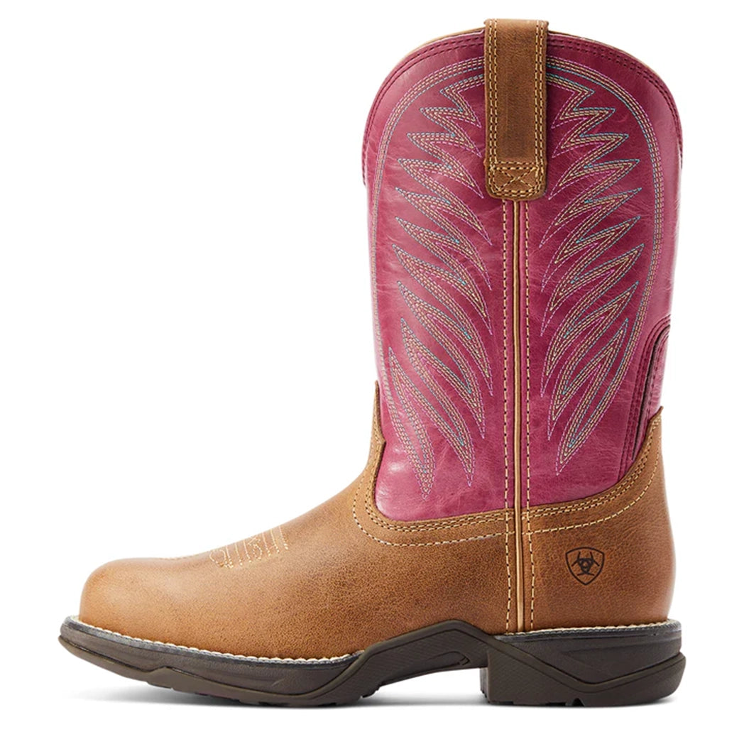 Ariat Women's Anthem Round Toe Western Boot - Comfortable Cowgirl Boots for Riding & Country Style | Perfect for Horseback Riding, Line Dancing & Western Fashion