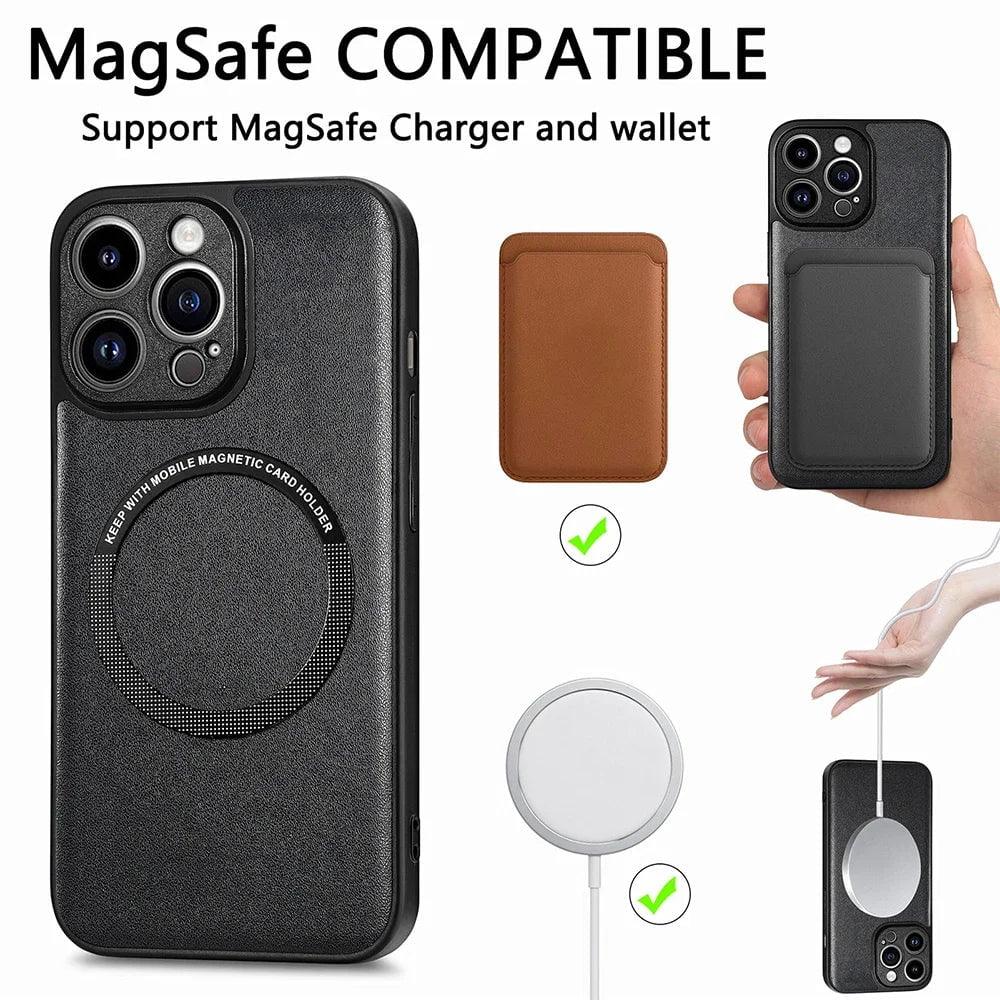 Samsung Galaxy S24 Ultra Magsafe Wireless Charging Case - Fast Charging Protective Cover for iPhone 15 Pro Max, Perfect for Travel & Daily Use