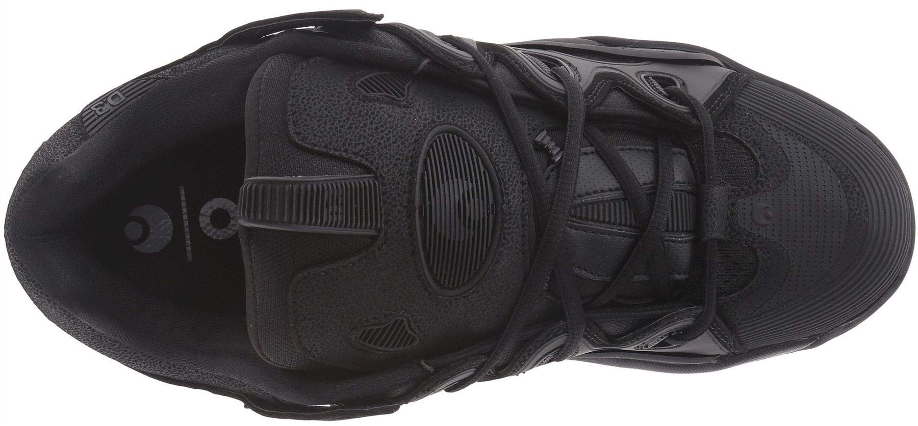 Osiris D3 2001 Black Mens Skate Shoes - Retro Skateboard Sneakers for Men | Streetwear & Urban Fashion | Perfect for Skateboarding, Casual Wear & Sneaker Collectors
