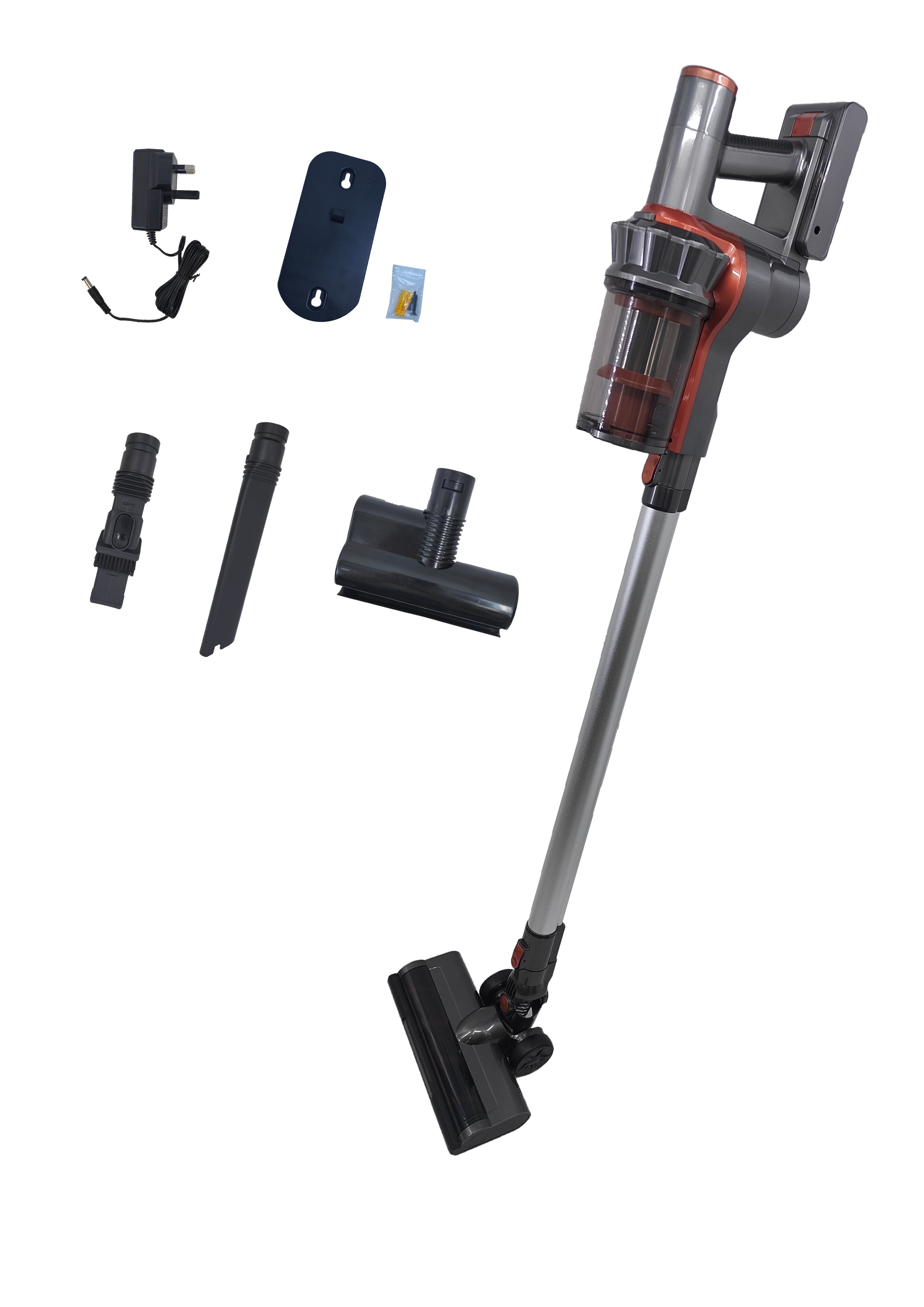 DEER DV2206 Cordless Handheld Vacuum Cleaner - Lightweight, Portable, Multi-Surface for Home, Car, Pet Hair Cleaning | Ideal for Quick Cleanups, Upholstery, and Hard-to-Reach Areas