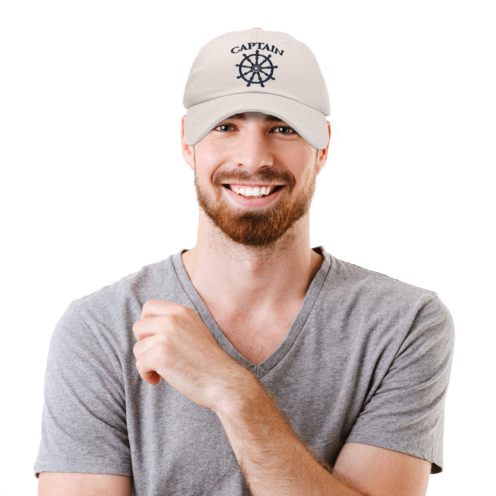 DALIX Navy Blue Captain Hat - Sailor Baseball Cap for Men & Women - Perfect for Boating, Sailing, and Nautical Themed Events