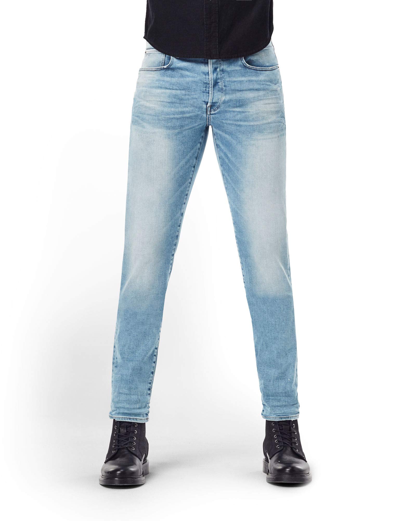 G-STAR Men's 3301 Straight Tapered Fit Jeans | Classic Denim Pants for Casual Wear & Everyday Style | Perfect for Work, Dating & Weekend Outfits