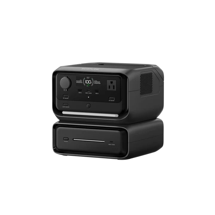 EcoFlow RIVER 3 Plus Portable Power Station 288Wh | 600W Solar Generator for Camping, Emergencies & Outdoor Adventures | Fast Charging, Lightweight Backup Battery for Home & RV Use
