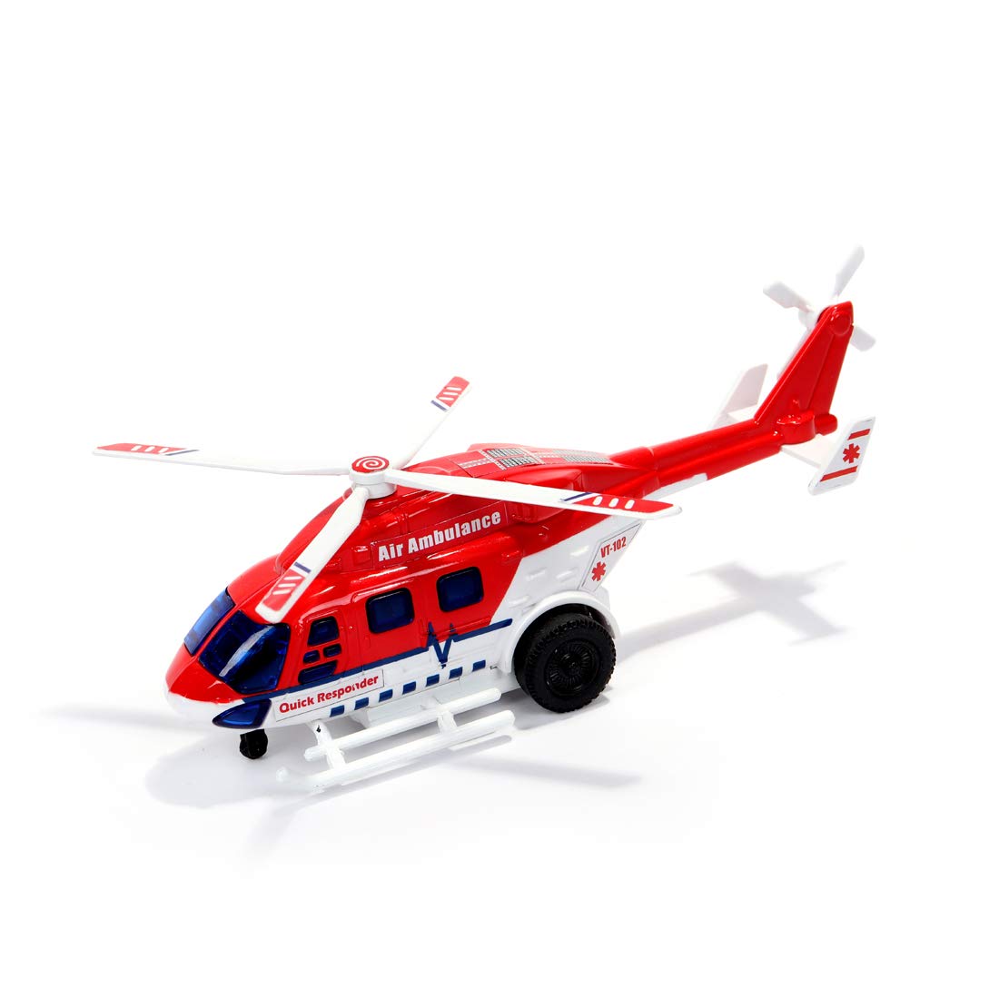 Centy Toys Dhruv Air Ambulance Helicopter Toy for Kids - Multicolor Rescue Helicopter Playset - Perfect for Imaginative Play, Emergency Rescue Role Play & Birthday Gifts