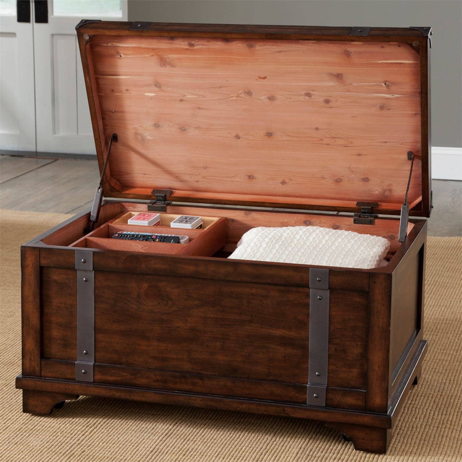 Aspen Skies Collection - Stylish Storage Trunk & End Tables for Living Room, Bedroom & Home Decor | Multi-Functional Furniture with Ample Storage Space