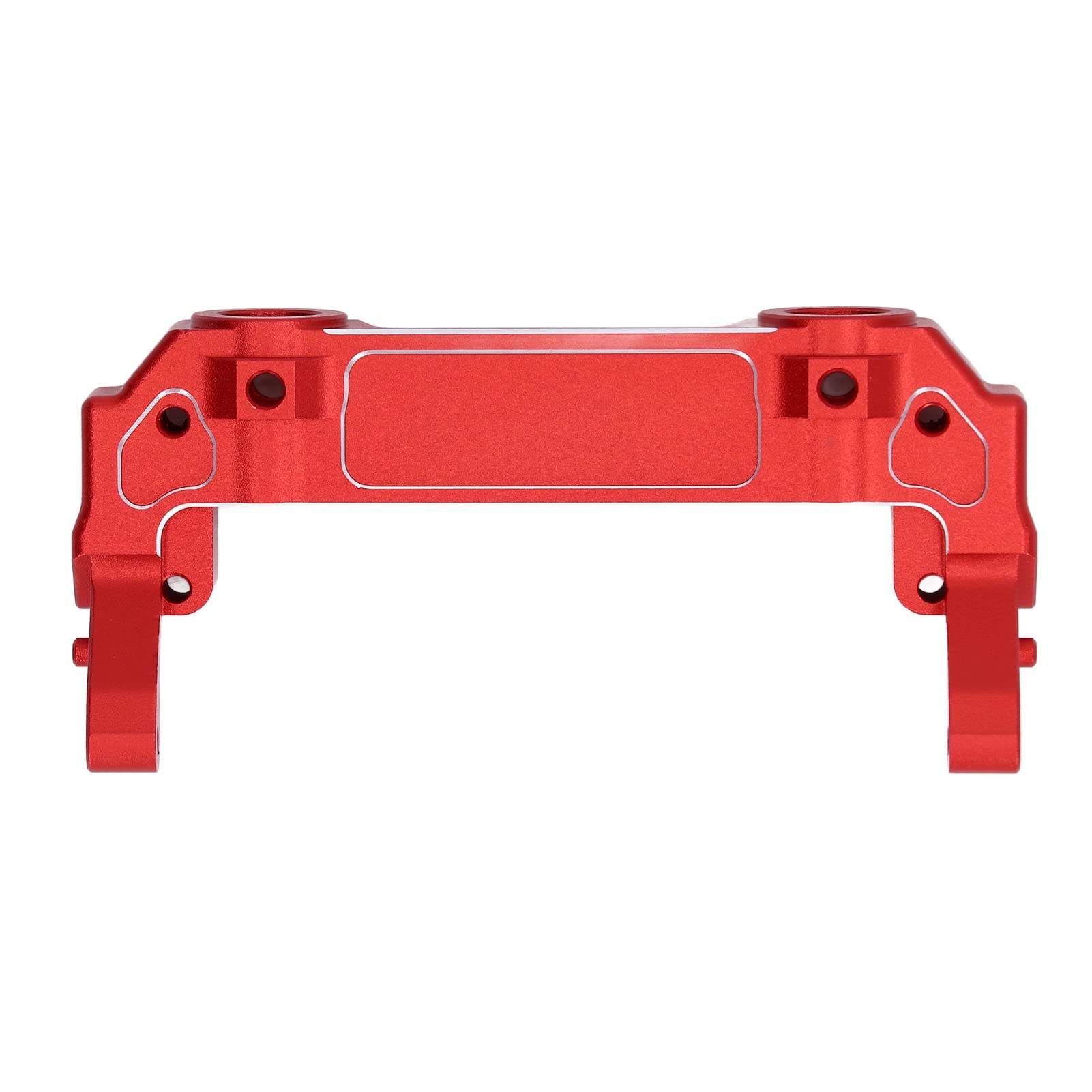High Impact Resistance All Metal RC Car Front Bumper Stand - Durable Bracket Mount for RC Vehicles (Red) | Perfect for Off-Road Racing, Crawling & RC Car Protection