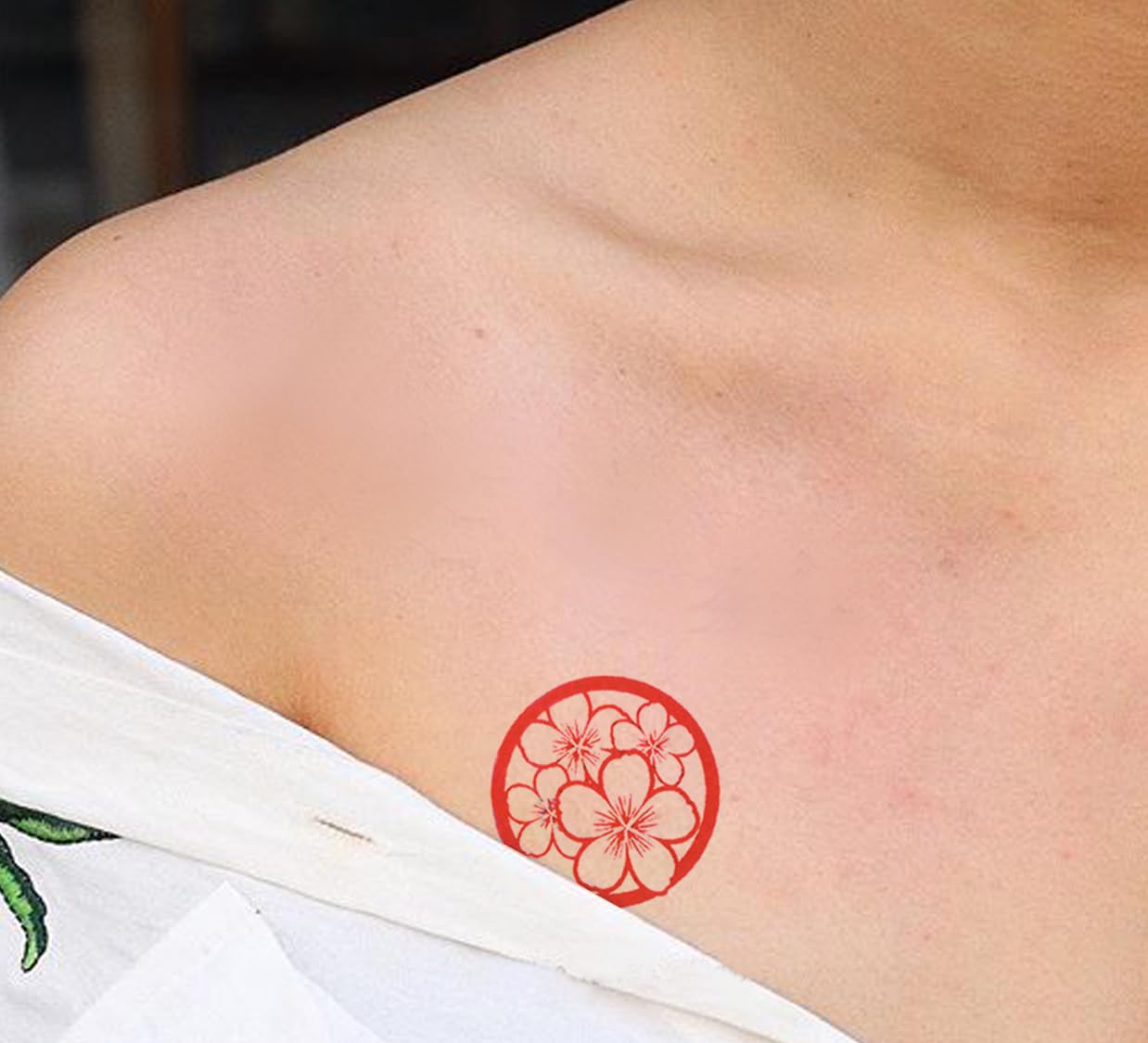 Waterproof Temporary Tattoo Stickers for Men & Women - 3D Realistic Flowers, Butterflies, Stars, Angels, Wolves & Armband Designs (60mmX105mm) | Perfect for Parties, Halloween Costumes & Body Art
