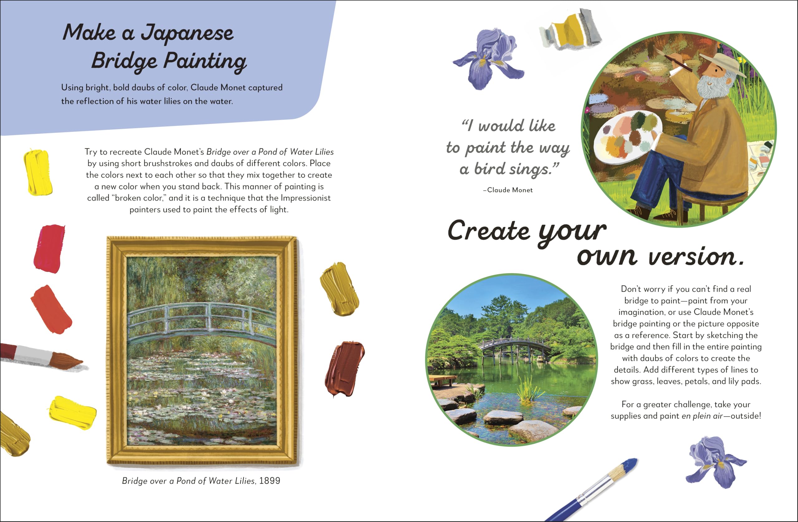 Claude Monet Art Book: He Saw the World in Brilliant Light - Biography & Impressionist Paintings Collection - Perfect for Art Lovers, Students & Home Decor