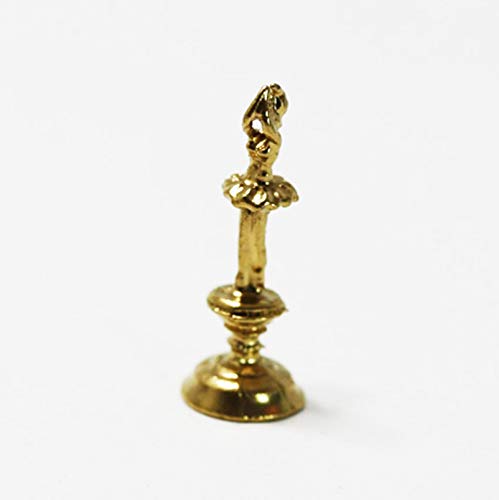 Handmade Miniature Ballerina Trophy for Dollhouse - Island Crafts & Miniatures - Perfect for Dollhouse Decor, Fairy Gardens & Collectible Displays