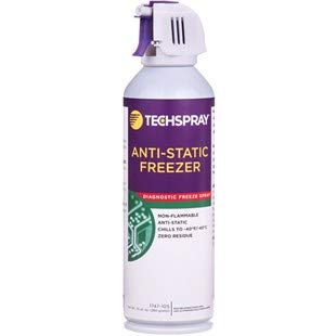 TECHSPRAY Anti-Static Freeze Spray - Quick Cooling Solution for Electronics Repair, PC Maintenance & Industrial Equipment Cleaning | Prevents Static Damage