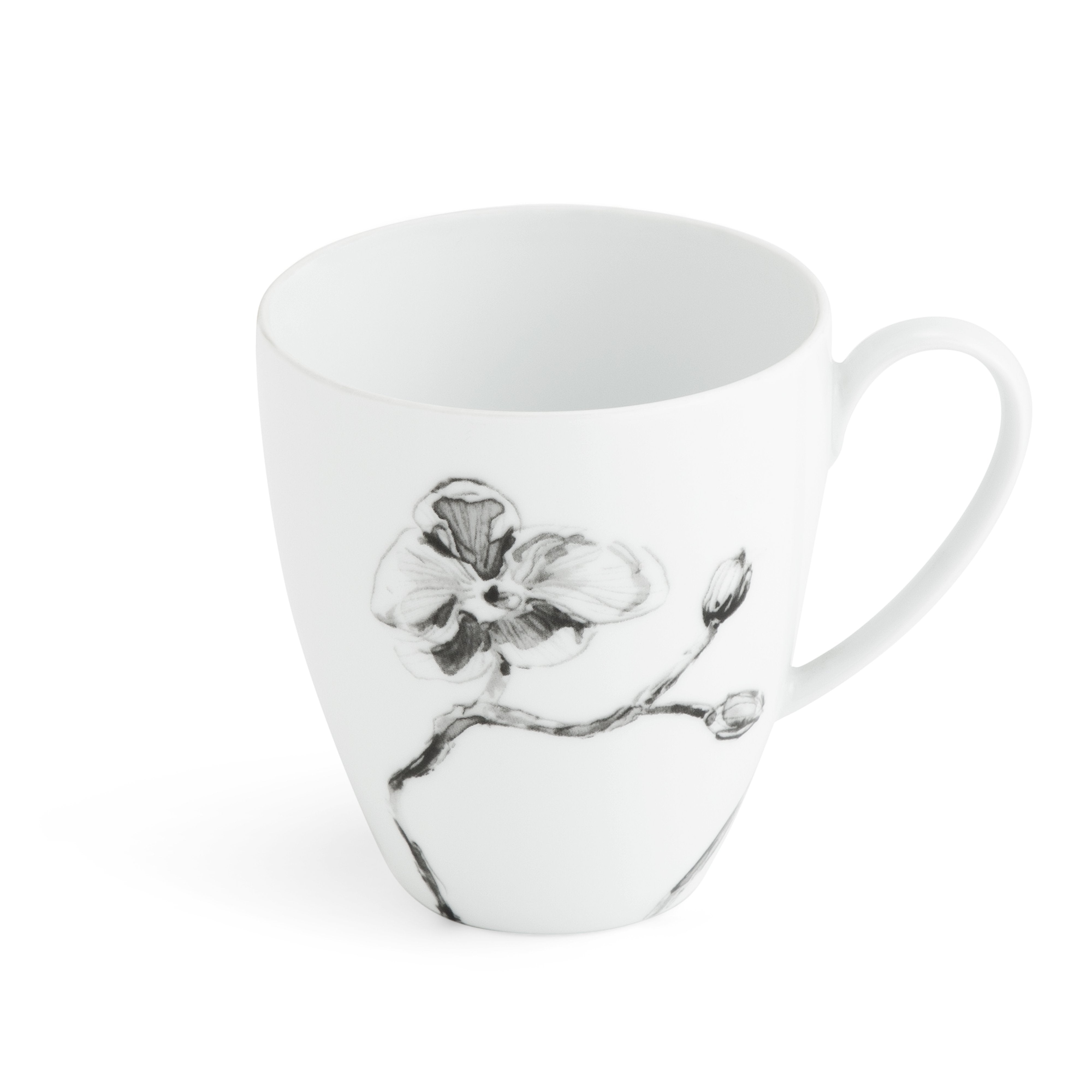 Premium Black Orchid Porcelain Dinnerware Set - Elegant 16-Piece Tableware for Fine Dining, Parties & Special Occasions