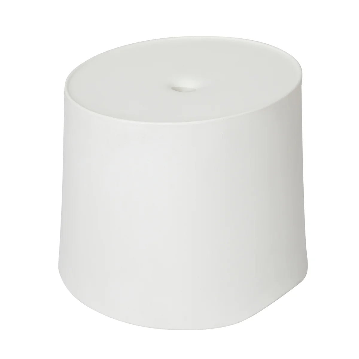 Kai Side Table - Modern Arctic White Floating Nightstand for Bedroom, Living Room | Minimalist End Table with Storage Shelf | Small Space Furniture for Apartments & Dorms