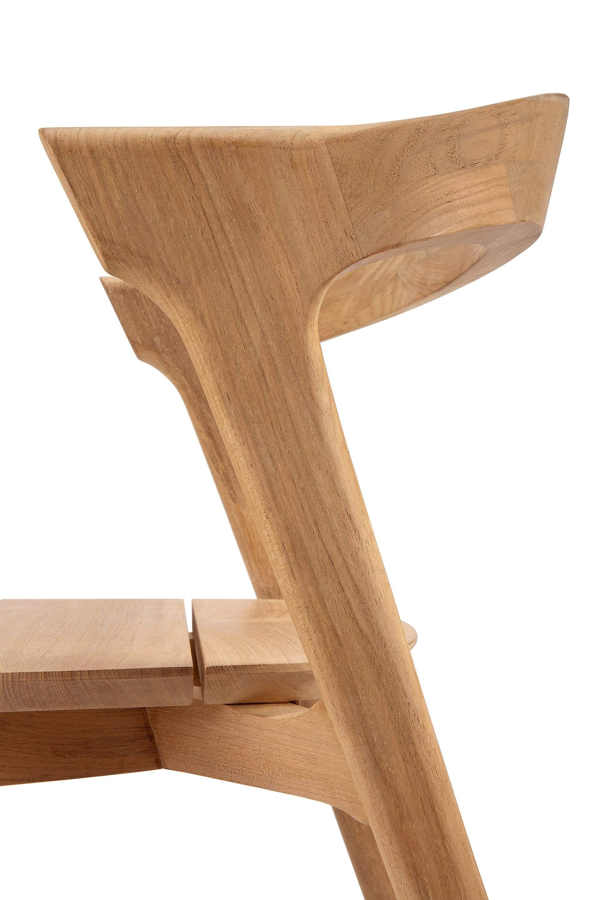 Premium Teak Outdoor Dining Chair - Weather-Resistant & Durable Patio Furniture for Garden, Poolside & Backyard Dining