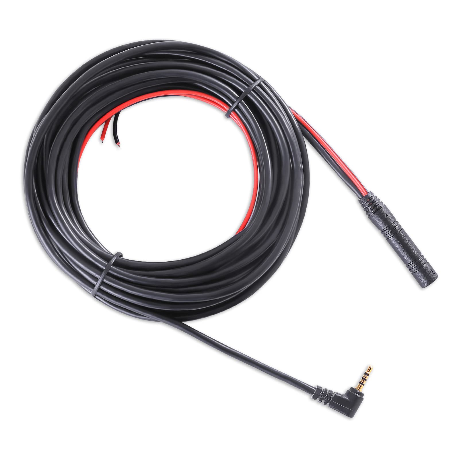 23ft 4-Pin to 2.5mm Male Dash Cam Rear View Camera Cable - Long Replacement Wire for Car Recorder, Backup & Reverse Cameras - Perfect for Trucks, SUVs, RVs, Buses & Pickups - Enhanced Night Vision & Waterproof Design for Safe Driving in All Conditions
