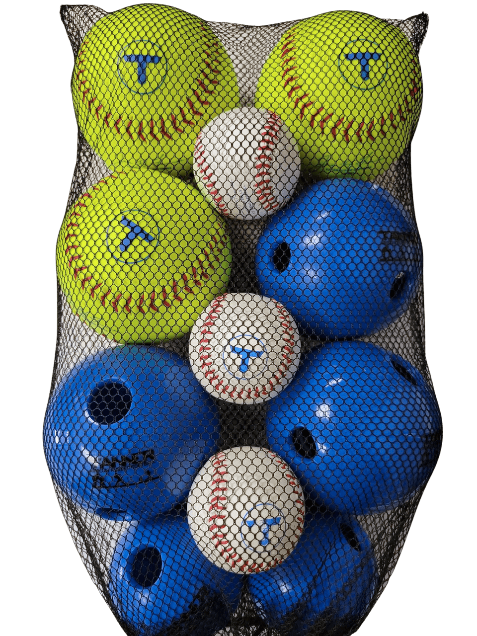 Best Softball Training Bundle - The Original Tanner Tee for Hitting Practice | Perfect for Baseball & Softball Players, Coaches & Backyard Drills