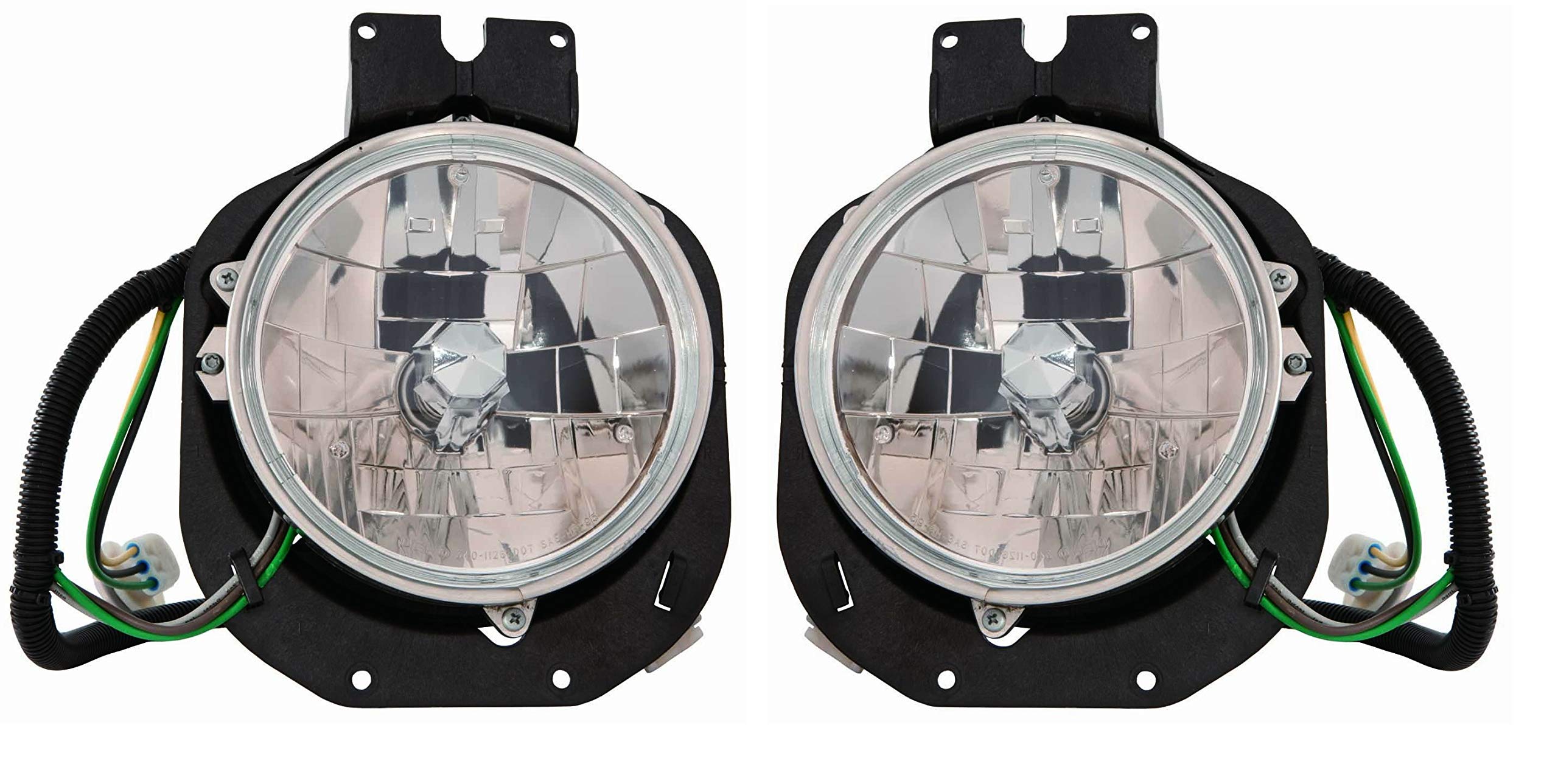 Forest River Charleston 2015-2017 RV Motorhome Replacement Headlight Pair (Left & Right) - Compatible with Camper, Travel Trailer & Motorhome Lighting Upgrades
