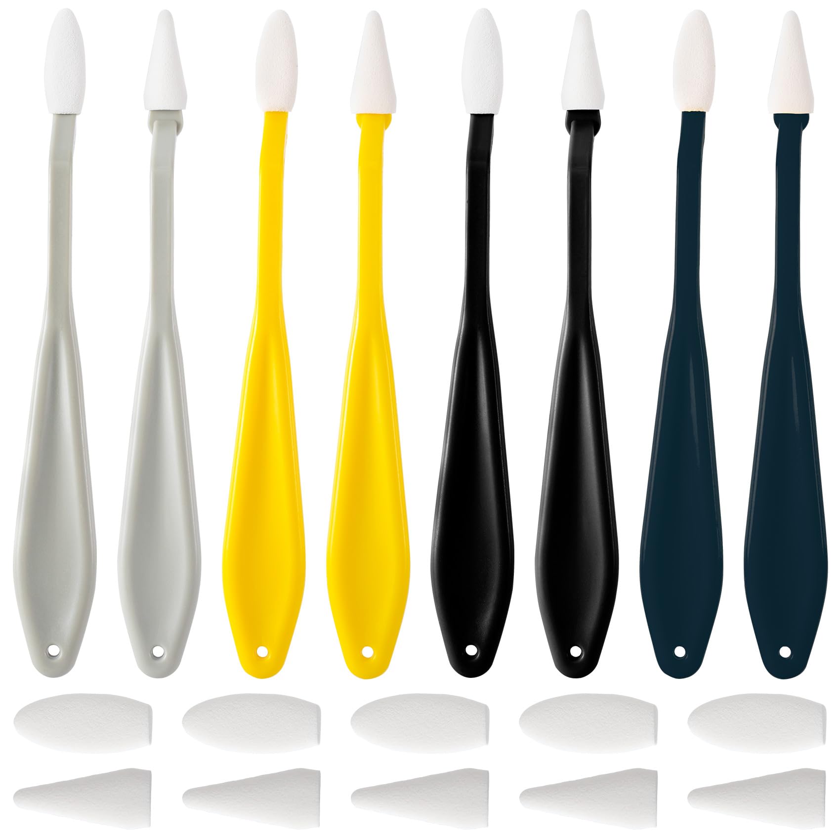 HINZIC 4 Sets 88pcs Professional Sketch Drawing Tools Kit - Blending Stumps, Charcoal Pencils, Art Sponge, Sketch Trimmer & Erasers for Artists, Students (Grey, Yellow, Black, Blue) - Perfect for Portrait Drawing, Charcoal Sketching & Art Class Projects