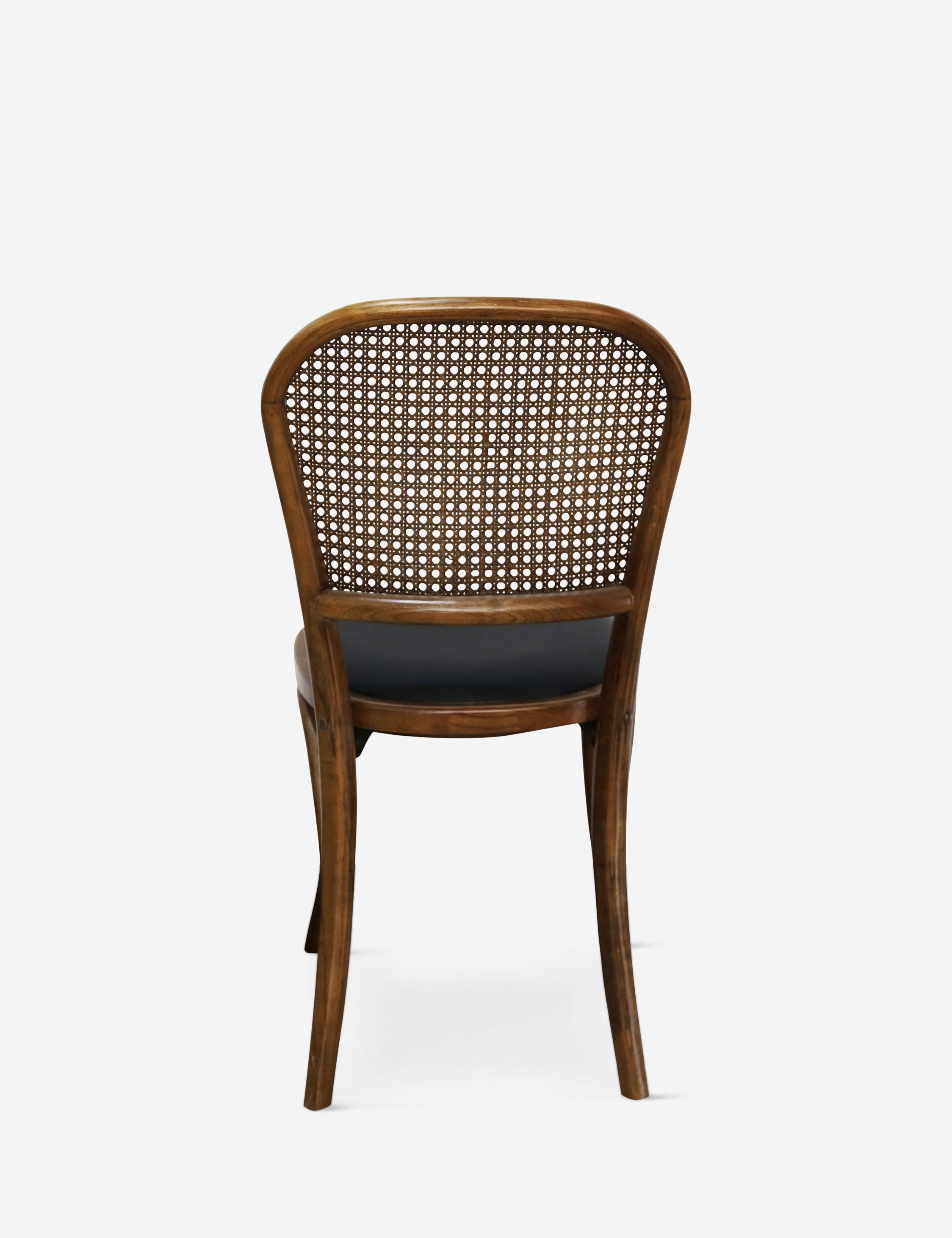 Brix Modern Dining Chairs Set of 2 - Mid Century Wooden Kitchen Chairs with Upholstered Seat - Perfect for Dining Room, Kitchen, and Breakfast Nook