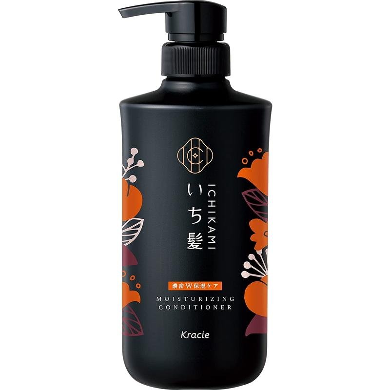 Kracie Ichikami Double Moisturizing Hair Conditioner for Dry Damaged Hair - 16.2oz/480ml - Deep Hydration & Repair Treatment for Soft Silky Hair - Perfect for Daily Hair Care Routine & Salon-Quality Results at Home