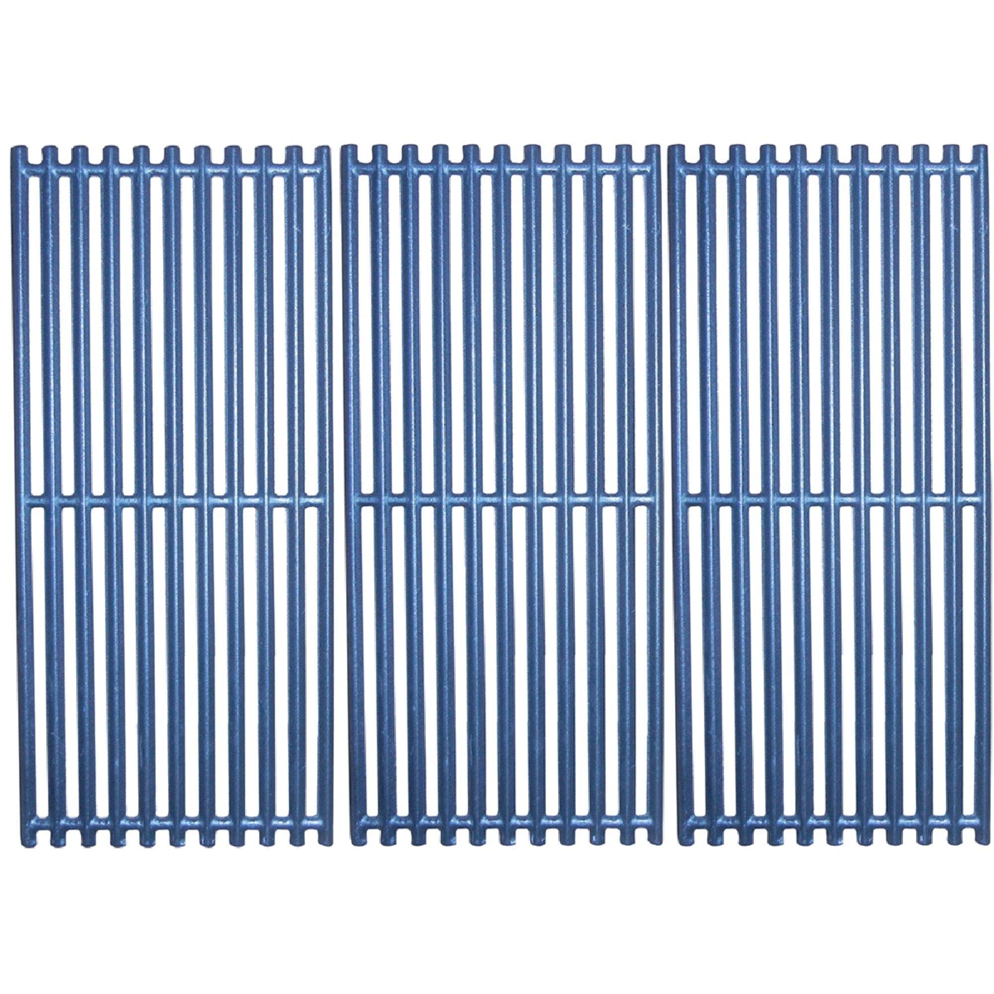 3-Piece Matte Cast Iron Cooking Grid for Charbroil Gas Grills - 24.75 Inch Replacement Grates - Heavy Duty BBQ Grill Accessories for Outdoor Cooking, Grilling Steaks & Burgers