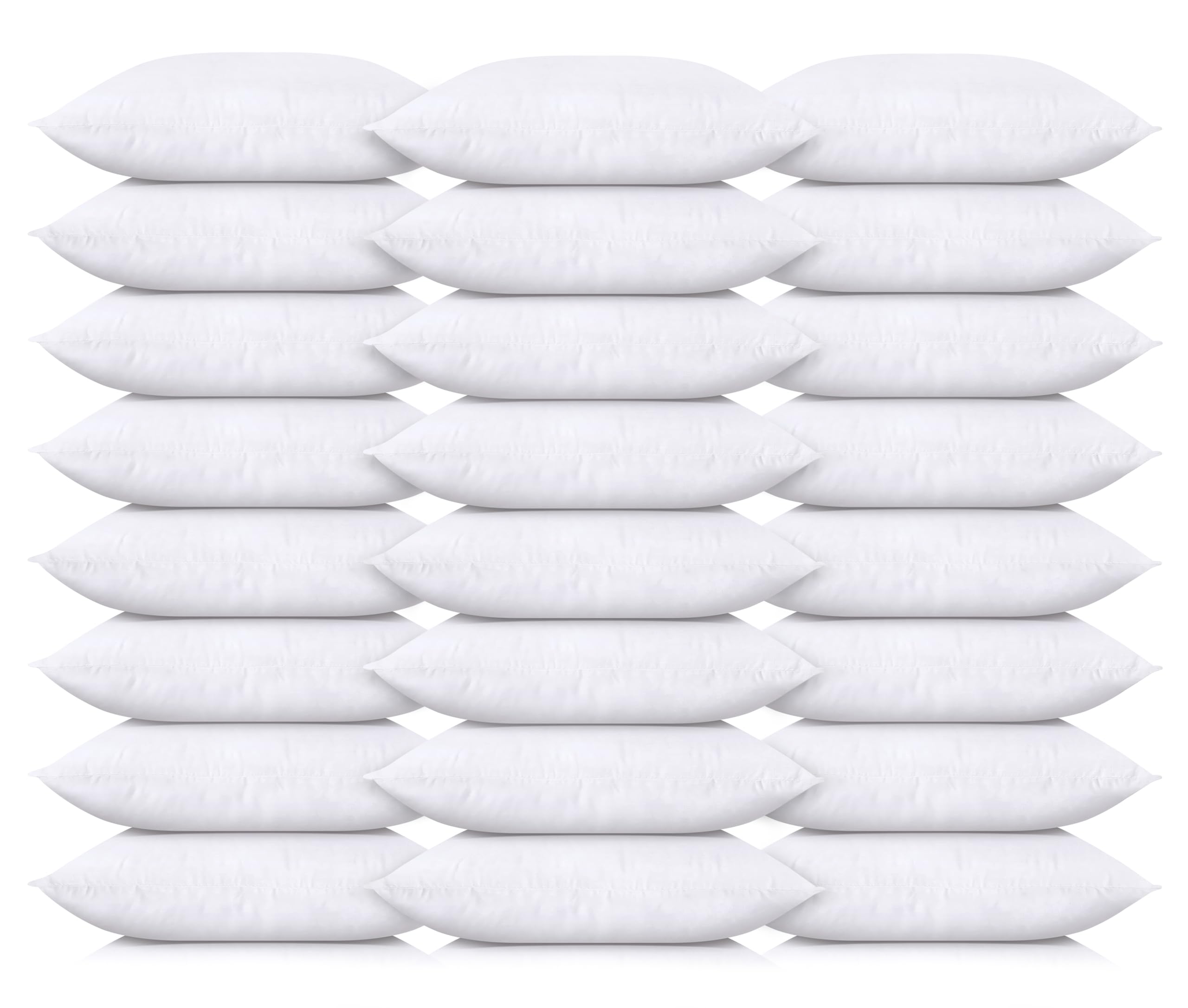 Utopia Bedding Throw Pillows Set of 24 (White, 14x22 Inches) - Decorative Couch Pillows for Sofa, Bed & Living Room - Soft Accent Pillows for Home Decor, Cozy Reading Nook & Guest Room Styling