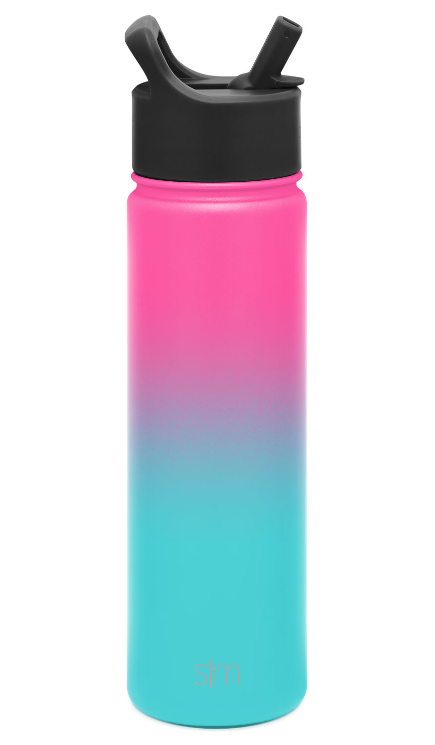 Summit Insulated Stainless Steel Water Bottle with Straw Lid - Leak Proof, BPA Free, 20oz for Gym, Hiking & Outdoor Activities