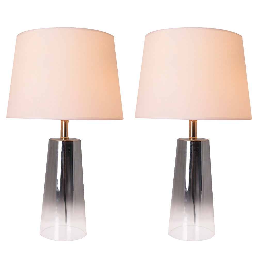 Rosemary Ombre Glass Table Lamp Set of 2 - 25