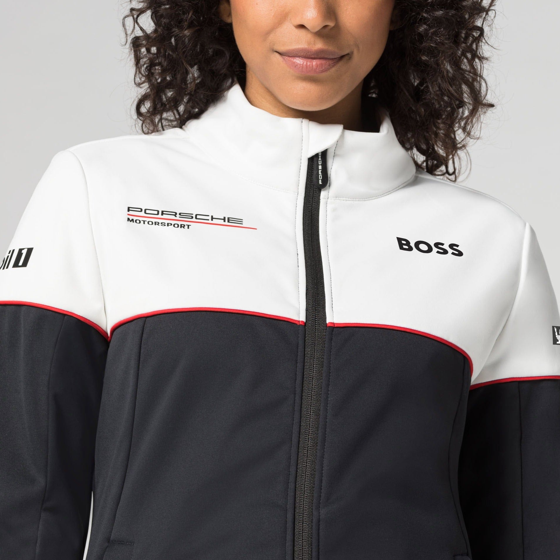 Porsche Women's Softshell Jacket - Lightweight Windproof Water-Resistant Motorcycle Jacket for Outdoor Sports & Casual Wear