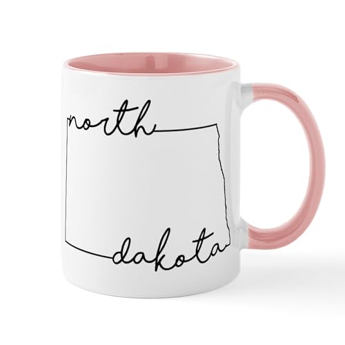 White/Pink Inside - North Dakota
