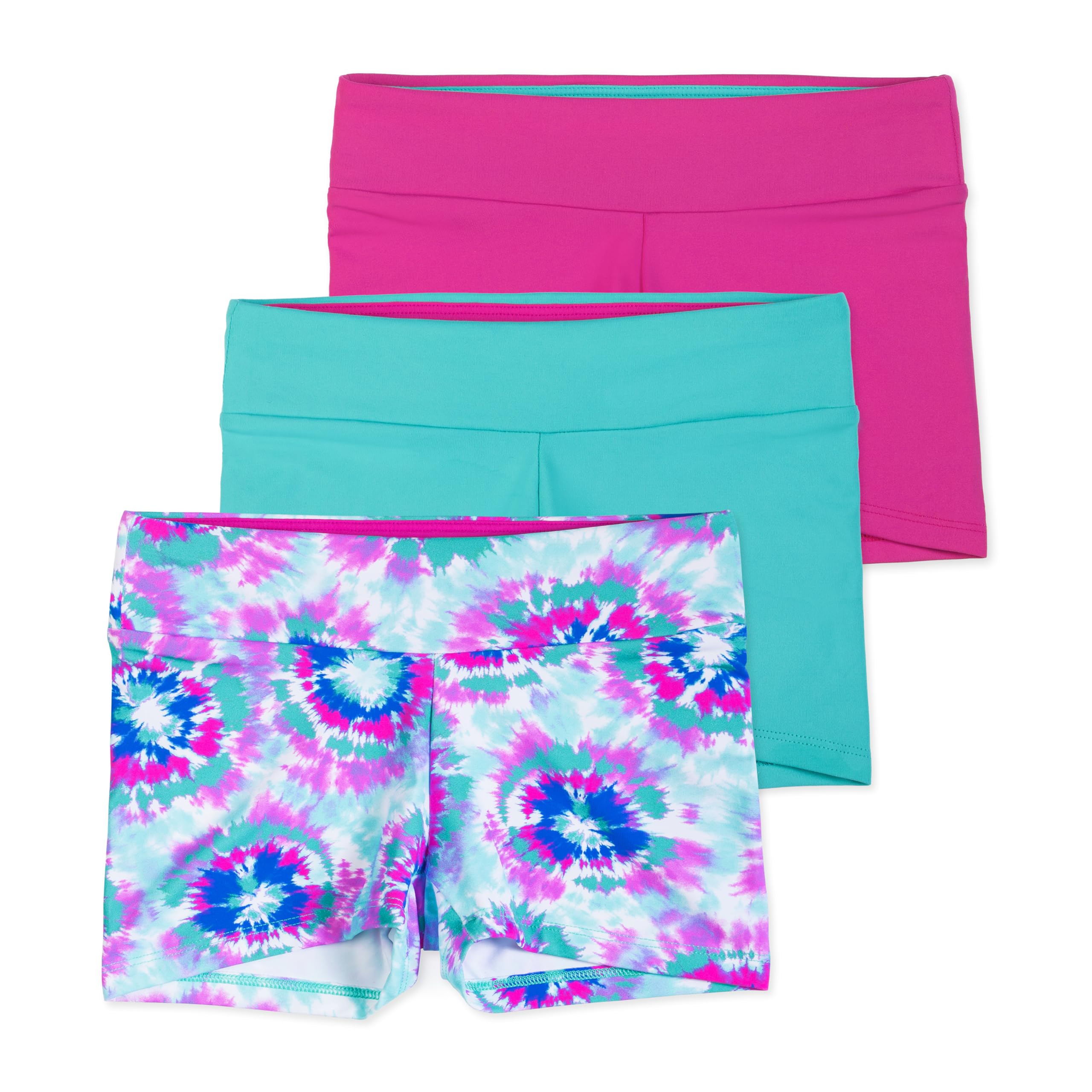Layla Girls Dance Shorts for Gymnastics & Ballet - Stretchy Comfort Dancewear for Kids - Perfect for Dance Class, Performance & Practice