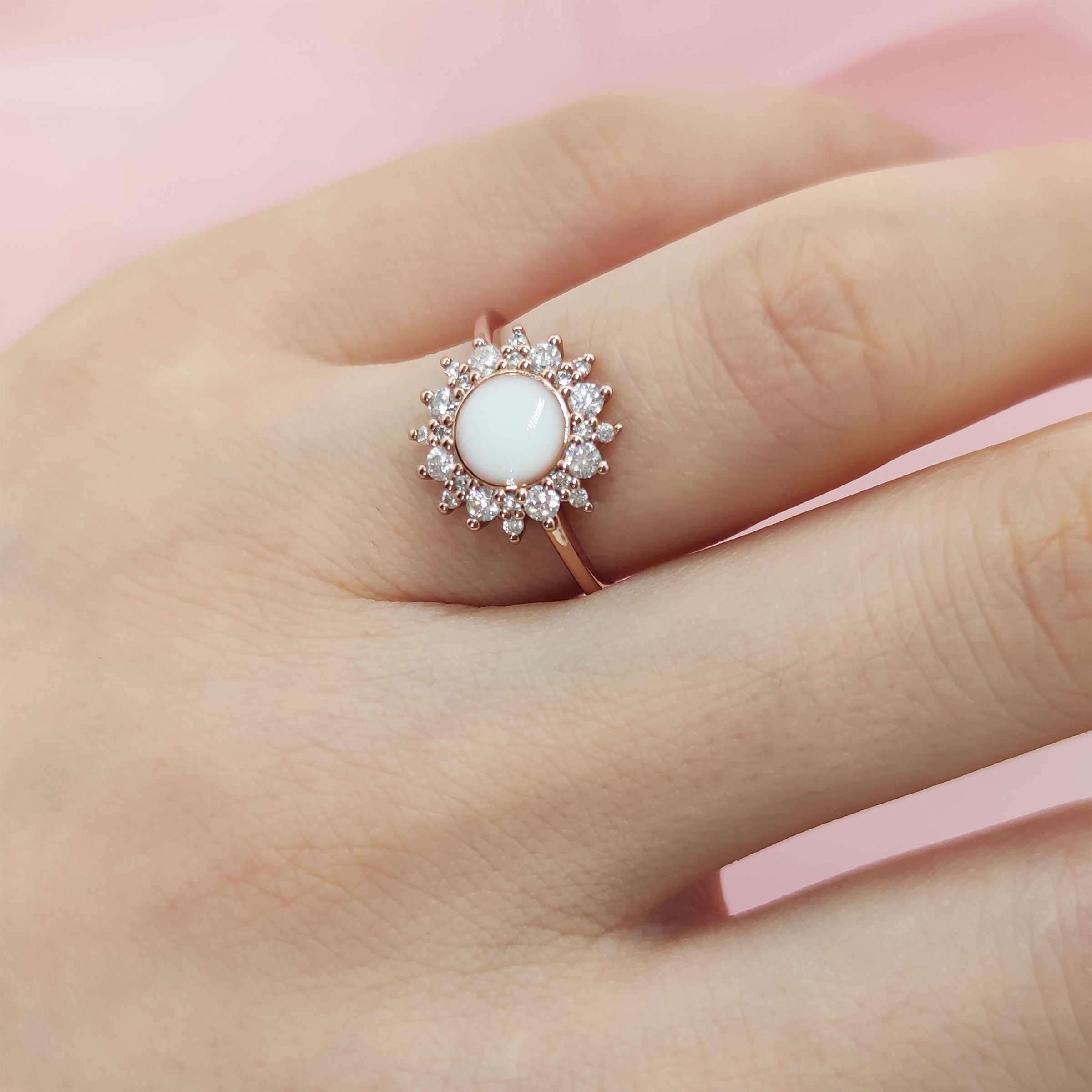 Breastmilk Glow: Sunburst Breastmilk Ring - Unique Breast Milk Jewelry for Moms, Keepsake Gift for New Mothers - Perfect for Mother's Day, Baby Shower & Memorial Jewelry