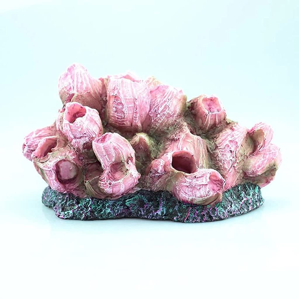Xinmier Artificial Coral Ornaments for Aquarium - Resin Fish Tank Decorations, Underwater Plants & Landscape Accessories - Perfect for Saltwater & Freshwater Tanks, Home & Office Aquascaping