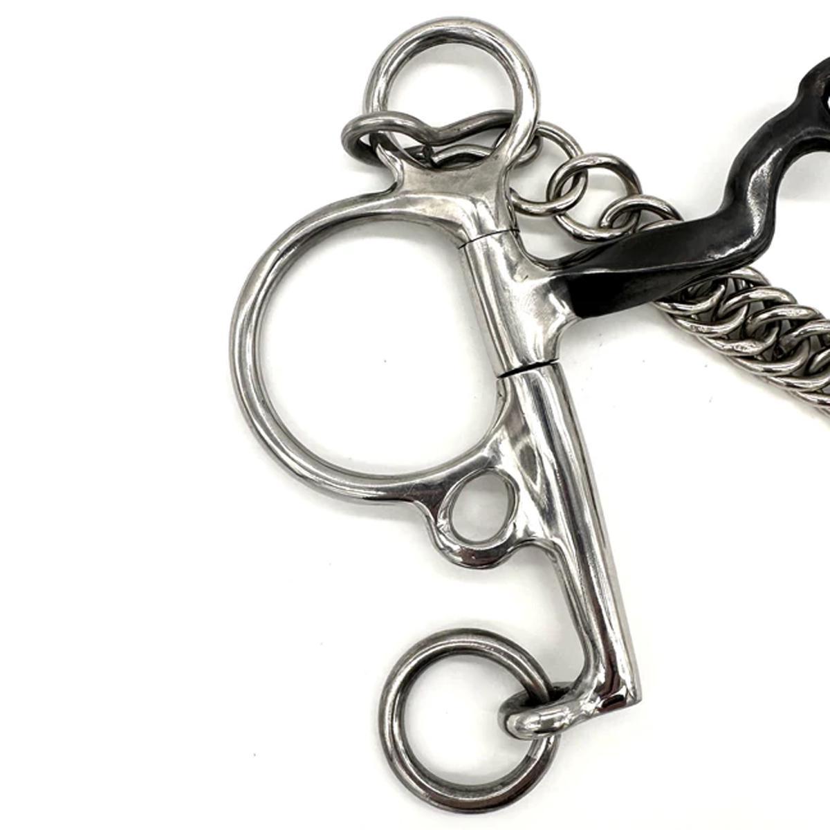 AJR Twisted Broken Port Pelham Bit - High-Quality Horse Bit for Western Riding, Training & Dressage | Perfect for Equestrian Sports & Show Jumping