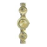 Versace Stud Icon Collection Luxury Women's Watch - Gold Bracelet, Case & Dial | Elegant Timepiece for Formal Events, Parties & Special Occasions