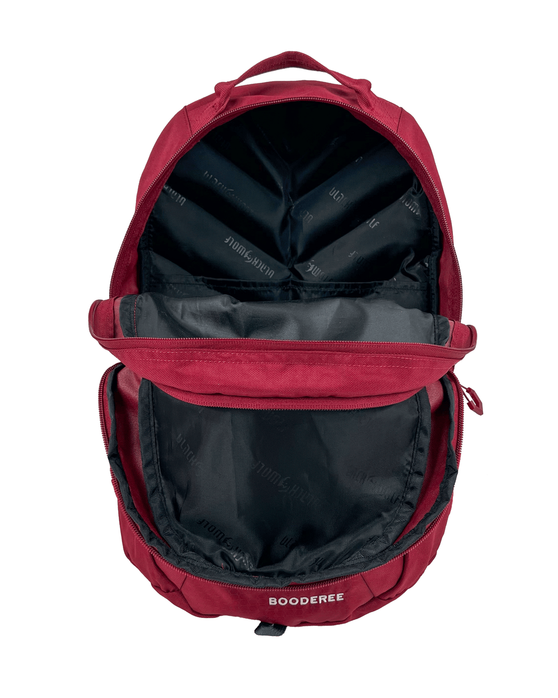 Black Wolf Booderee 20L Backpack - Tibetan Red Hiking Daypack for Outdoor Adventures, Travel & Daily Commute