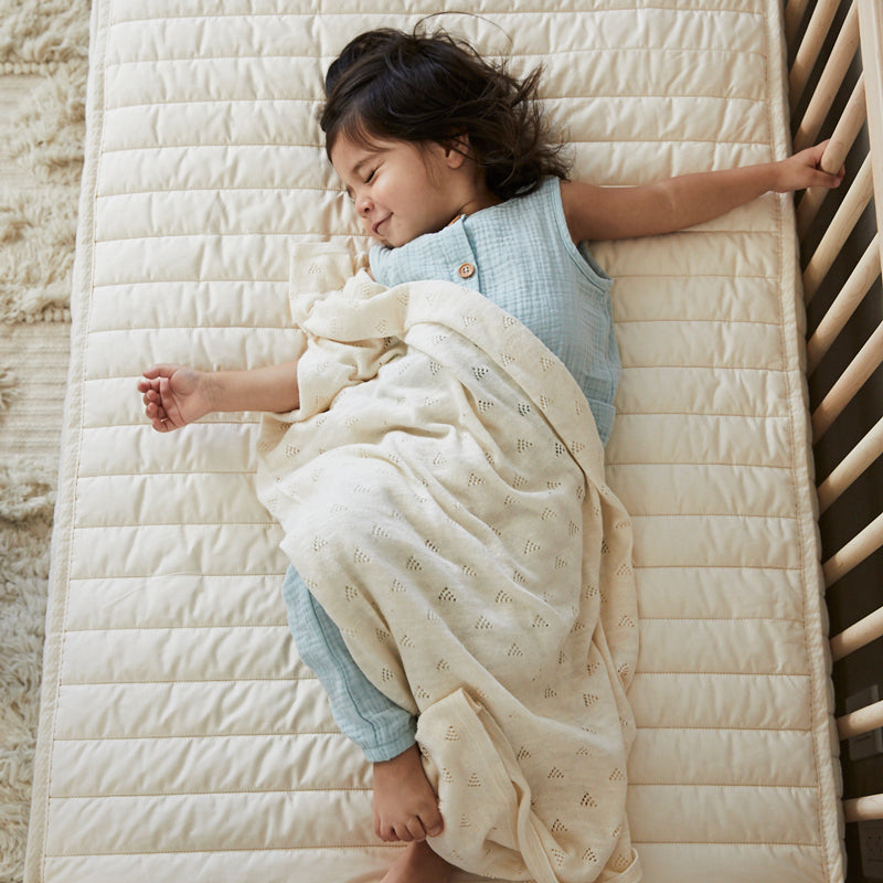Premium Organic Crib Mattress - 100% Natural & Hypoallergenic Baby Mattress for Safe & Comfortable Sleep - Perfect for Nursery, Daycare & Travel Use