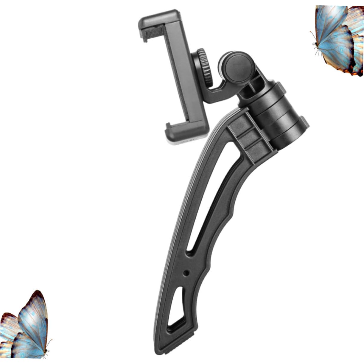 Homoyoyo Foldable Phone Stand for Desk - Durable Phone Holder for Video Recording & Streaming - Perfect for Home Office, Video Calls, and Content Creation