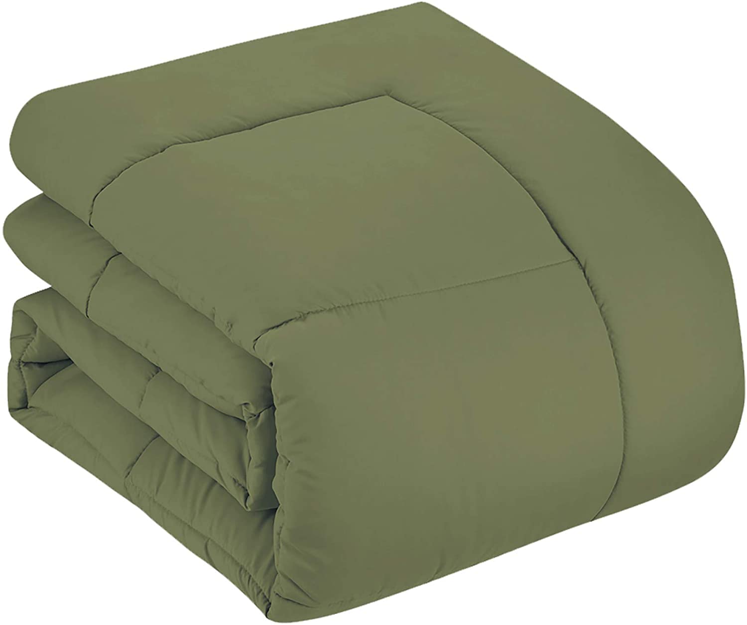 7-Piece King Size Bedding Set - 100% Cotton Down Alternative Comforter & Sheet Set with 500 GSM Fill, Fits Up to 21
