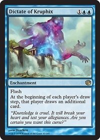 Magic The Gathering - Dictate of Kruphix (37/165) - Journey into Nyx - Foil MTG Card | Collectible Trading Card Game for Deck Building & Strategy | Perfect for MTG Tournaments & Casual Play