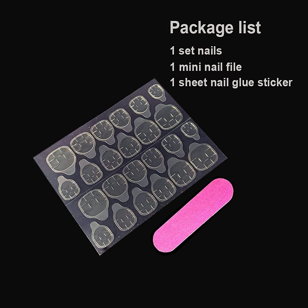 Coolnail Matte Pink Leopard Print Press On Nails - Extra Long Coffin Ballet Fake Nails for Women | Full Cover Artificial Nails for Parties, Weddings & Special Occasions
