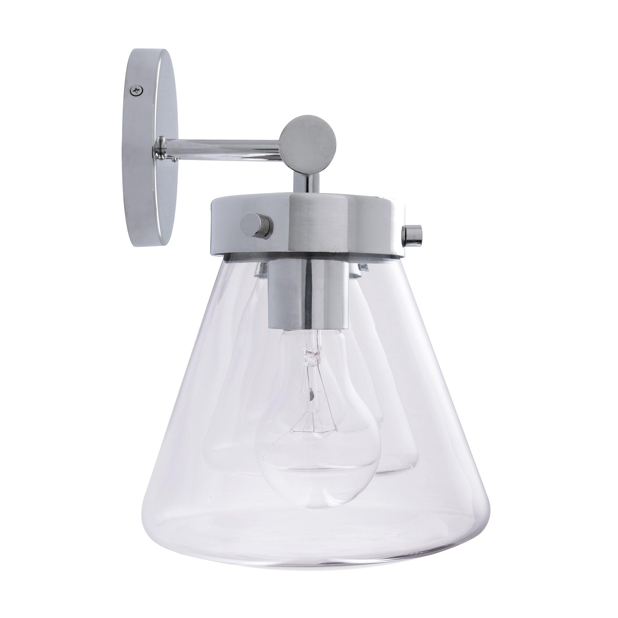 Gleam Modern 3-Light Dimmable Vanity Light - Bathroom Makeup Mirror Lighting Fixture for Bedroom, Dressing Room & Powder Room