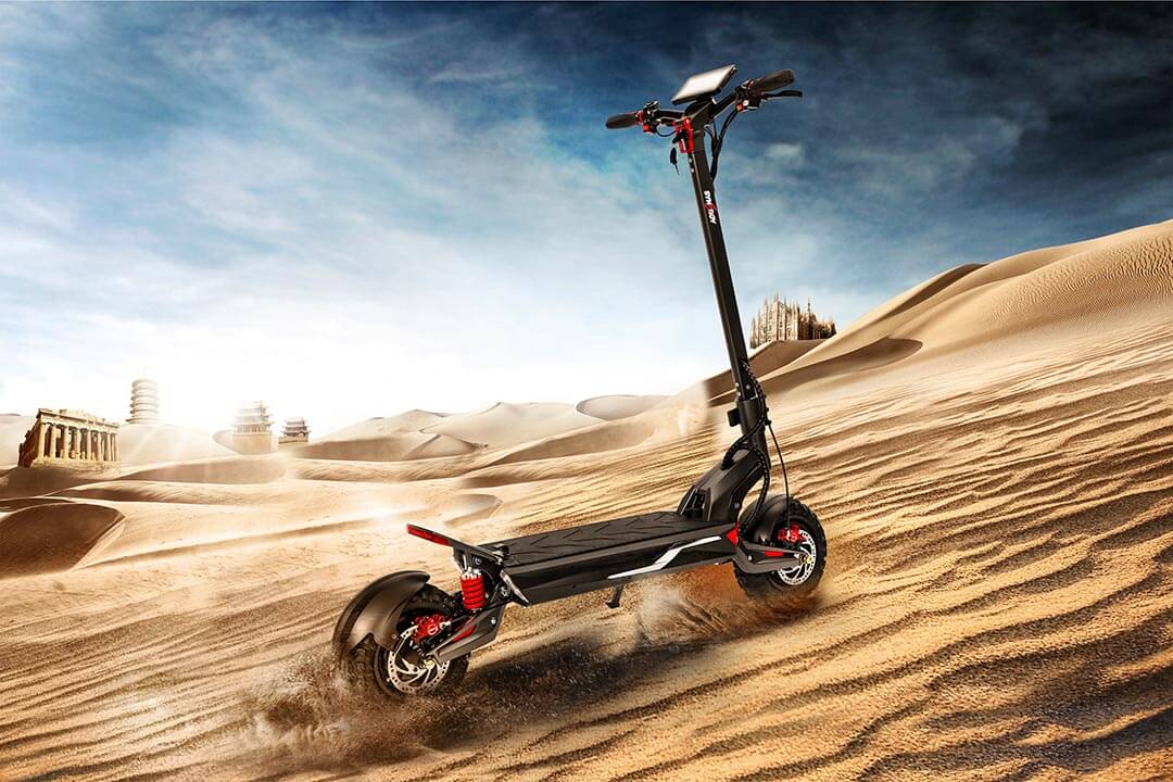 Synergy Storm Dual 1200W Electric Scooter - High Power Adult Commuter Scooter for Urban Travel & Campus Transportation