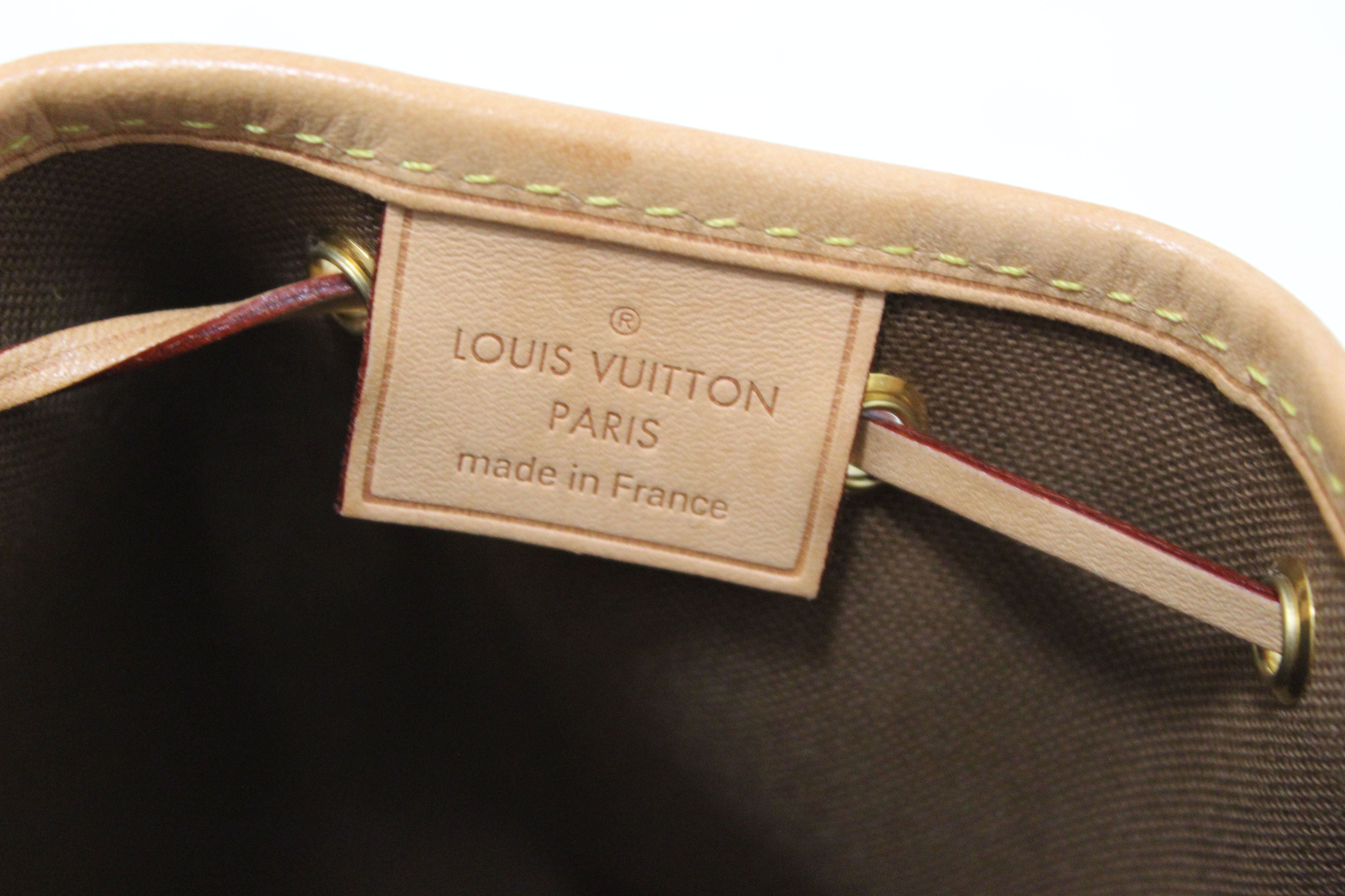 Authentic Louis Vuitton Classic Monogram Nano Noe Crossbody Bag - Luxury Designer Handbag for Women, Perfect for Everyday Use, Travel & Special Occasions
