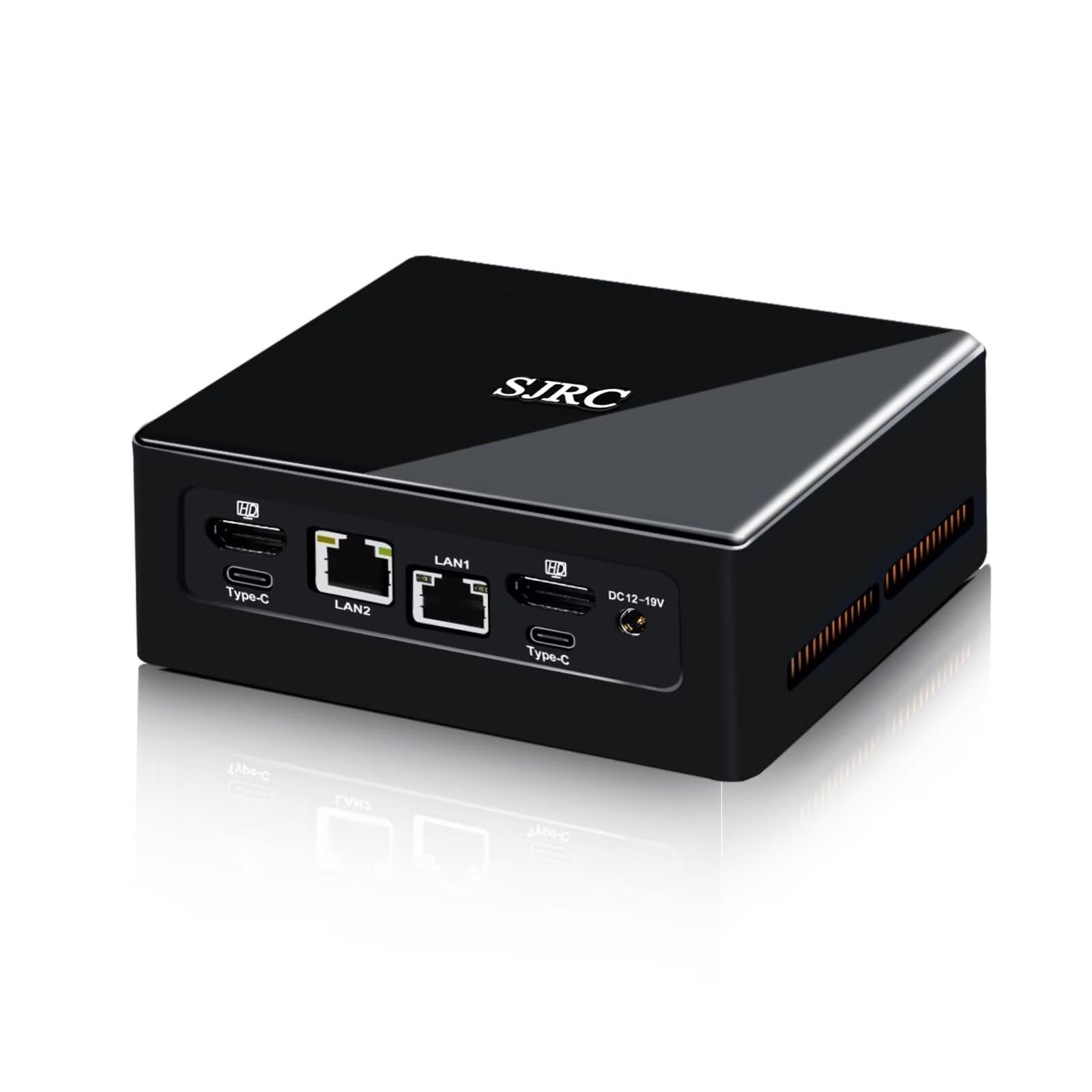SJRC Mini PC Core i5 1235U - Small Business Desktop Computer with 32GB DDR5 RAM, 2TB NVMe SSD, Dual 2.5GbE LAN, WiFi 6, BT5.2 - Perfect for Home Office, Digital Signage & Multi-Tasking Workstations