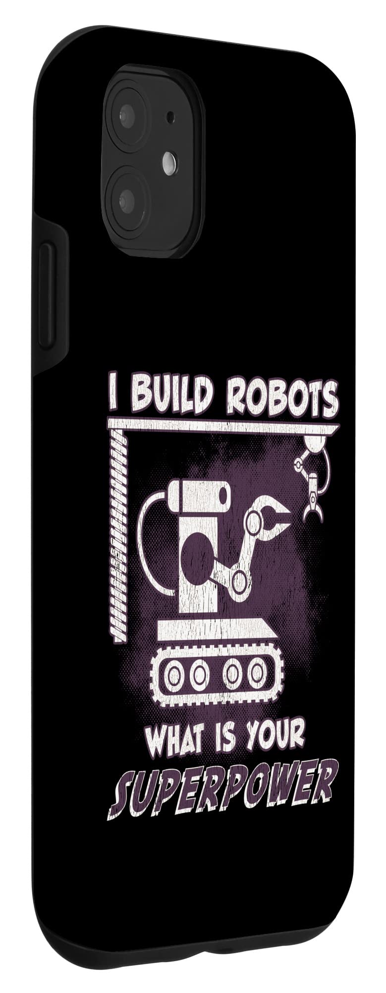 iPhone 11 Case - Funny Robot Design for Robotics Engineers | Durable Protective Phone Cover for Tech Lovers | Perfect Gift for Engineers & STEM Students