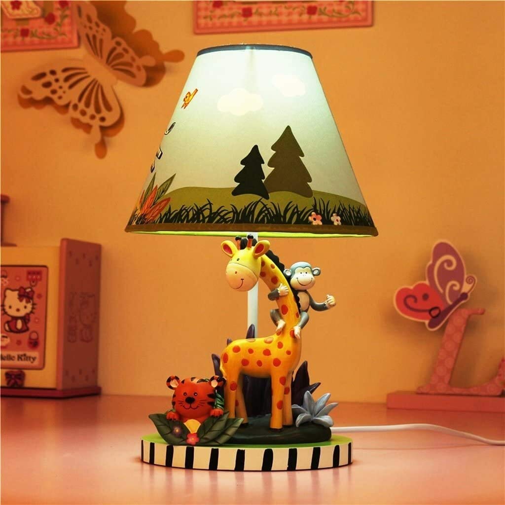 Cartoon Desk Lamp for Kids - Creative Cute Bedside Night Light with Warm Glow, Perfect for Boys' Bedroom, Study Desk & Birthday Gifts